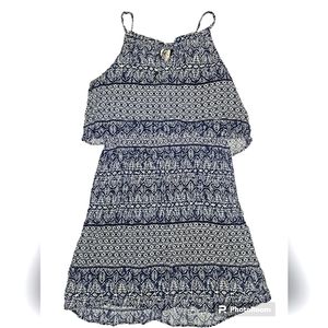 Faded Glory Navy and White Dress